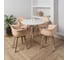 Комплект стульев пластиковых DERSTUHL 2 шт Plast Dark Beige Eames, теплый бежевый, DSL045.514.2 2