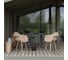 Комплект стульев пластиковых DERSTUHL 4 шт Plast Dark Beige Eames, темно-бежевый, DSL045.513.4 4