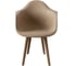 Комплект стульев пластиковых DERSTUHL 4 шт Plast Dark Beige Eames, темно-бежевый, DSL045.513.4 5