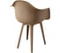 Комплект стульев пластиковых DERSTUHL 4 шт Plast Dark Beige Eames, темно-бежевый, DSL045.513.4 8