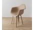 Комплект стульев пластиковых DERSTUHL 4 шт Plast Dark Beige Eames, темно-бежевый, DSL045.513.4 9