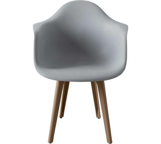 Стул-кресло из пластика DERSTUHL Plast Dark Beige Eames, белый DSL045.502