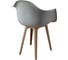 Стул-кресло из пластика DERSTUHL Plast Dark Beige Eames, белый DSL045.502 6
