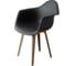 Комплект стульев пластиковых DERSTUHL 4 шт Plast Dark Beige Eames, темно-серый, DSL045.503.4 3