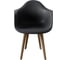 Комплект стульев пластиковых DERSTUHL 4 шт Plast Dark Beige Eames, темно-серый, DSL045.503.4 4