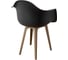Комплект стульев пластиковых DERSTUHL 4 шт Plast Dark Beige Eames, темно-серый, DSL045.503.4 6