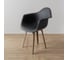 Комплект стульев пластиковых DERSTUHL 4 шт Plast Dark Beige Eames, темно-серый, DSL045.503.4 7