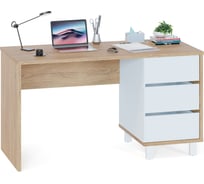 Письменный стол СОКОЛ Дуб сонома/белый СПм-210 00-00015565