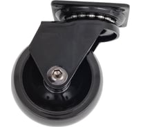 Мебельное колесико GTV CALIBRO, без тормоза, диаметр 50 мм, черный KM-CALIBRO-50MM-BH-20