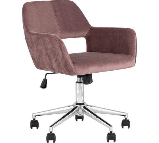 Офисный стул Стул Груп ROSS велюр, розовый ROSS CHROME VELVET ROSE