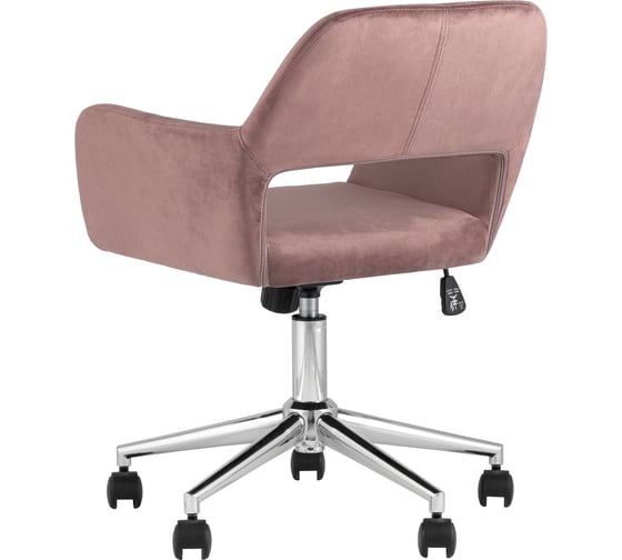 Офисный стул Стул Груп ROSS велюр, розовый ROSS CHROME VELVET ROSE