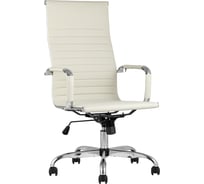 Кресло руководителя Стул Груп TopChairs City бежевое D-101H beige
