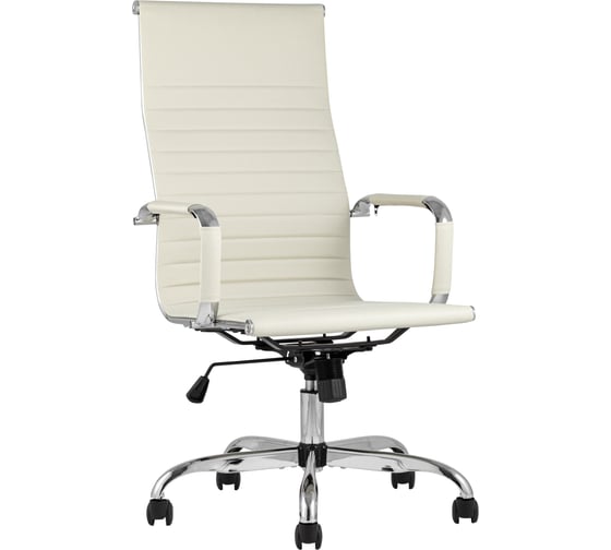 Кресло руководителя Стул Груп TopChairs City бежевое D-101H beige