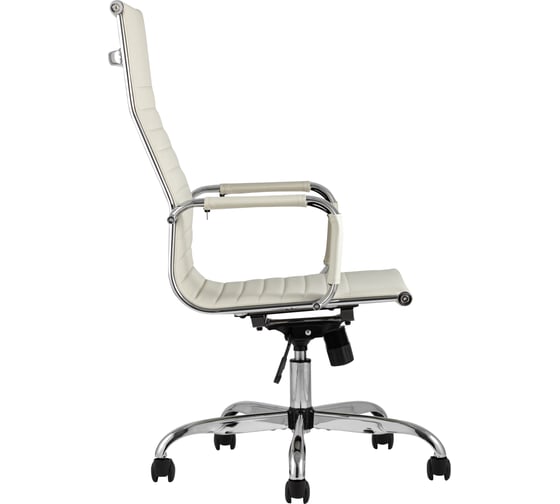 Кресло руководителя Стул Груп TopChairs City бежевое D-101H beige