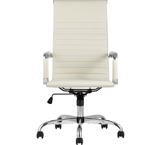 Кресло руководителя Стул Груп TopChairs City бежевое D-101H beige