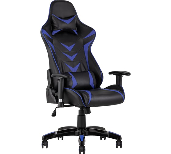 Игровое компьютерное кресло Стул Груп TopChairs Corvette синее SA-R-2 blue