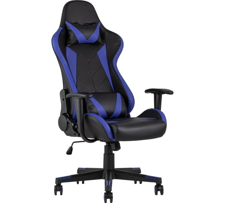 Игровое компьютерное кресло Стул Груп TopChairs Gallardo синее SA-R-1103 blue