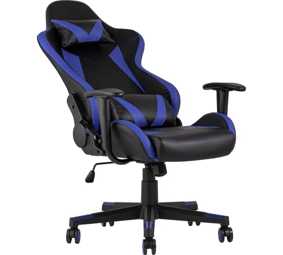 Игровое компьютерное кресло Стул Груп TopChairs Gallardo синее SA-R-1103 blue