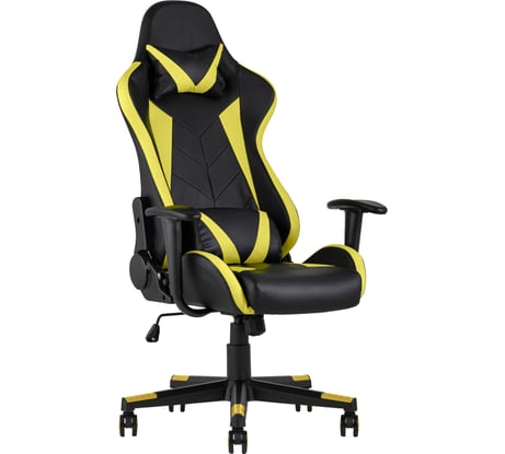 Игровое компьютерное кресло Стул Груп TopChairs Gallardo желтое SA-R-1103 yellow