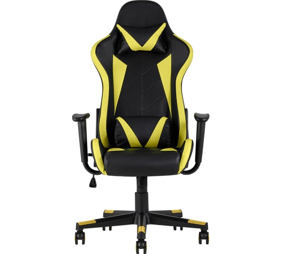 Игровое компьютерное кресло Стул Груп TopChairs Gallardo желтое SA-R-1103 yellow