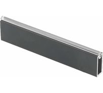 Гардеробная штанга GTV прямоугольная, с антискользящей вставкой, 12x32 мм, толщина 1.5 мм, L=3 м, антрацит 20 шт WG-RRPS300-60