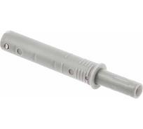 Толкатель GTV SALTO NOVA, короткий, врезной, каучуковый наконечник, цвет антрацит ( упаковка 100 шт) AM-SVW-KR-GM-60