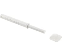 Толкатель GTV SALTO NOVA, короткий, врезной, магнитный наконечник, серый AM-SVW-KR-MG-30