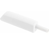 Толкатель GTV SALTO NOVA, короткий, накладной, каучуковый наконечник, белый AM-SVN-KR-GM-10