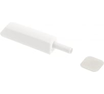 Толкатель GTV SALTO NOVA, короткий, накладной, магнитный наконечник, белый AM-SVN-KR-MG-10