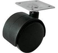 Колёсная опора Lemax PROF комплект из 4 шт., d=50, без стопора, площадка 38х38 SET4(KLS-01-D50)