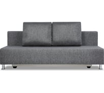 Диван-кровать Морис лайт темно-серый рогожка двуспальный раскладной для дома, Divan24 77000131