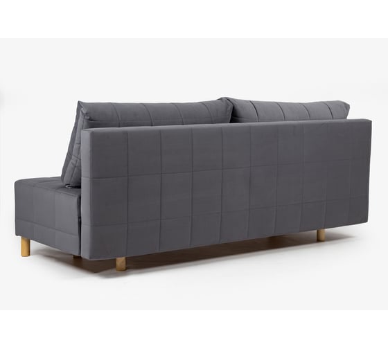 Диван-кровать Бонавентура, серый, механизм Еврокнижка 195x77x73 см, Divan24 70310387