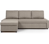 Угловой диван-кровать Траумберг Лайт бежевый рогожка дельфин двуспальный, Divan24 70310385