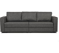 Диван кровать Сарагоса раскладной двуспальный еврокнижка серая рогожка, Divan24 77400184