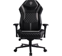 Кресло PREMIUM Core GM-160, мультиблок, 4D подлокотники, литой поролон, черное/серое, BRABIX 532952