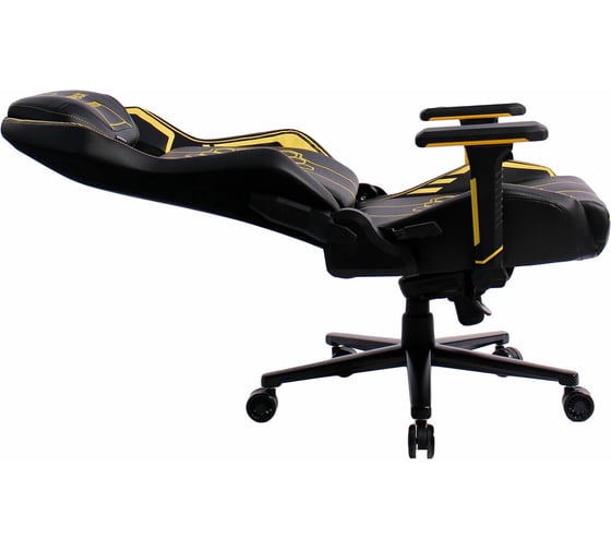 Кресло PREMIUM Tanos GM-180, мультиблок, 4D подлокотники, литой поролон, черное/желтое, BRABIX 532953