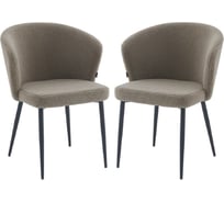 Стул Hesby Cadence Serene (комплект 2 шт.) коричневый, черный HSBI_DC148_brown_2