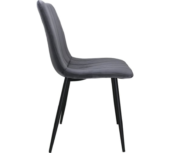 Стул Hesby Evoke Serenity (комплект 4 шт.) серый, черный HSBI_DC103_grey_4