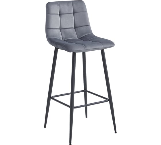 Стул барный Hesby Balance Fusion (комплект 2 шт.) серый, черный HSBI_BC101_grey_2