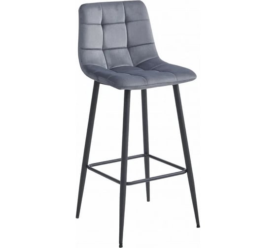 Стул барный Hesby Balance Fusion (комплект 4 шт.) серый, черный HSBI_BC101_grey_4