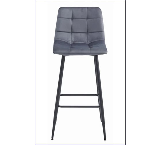 Стул барный Hesby Balance Fusion (комплект 4 шт.) серый, черный HSBI_BC101_grey_4
