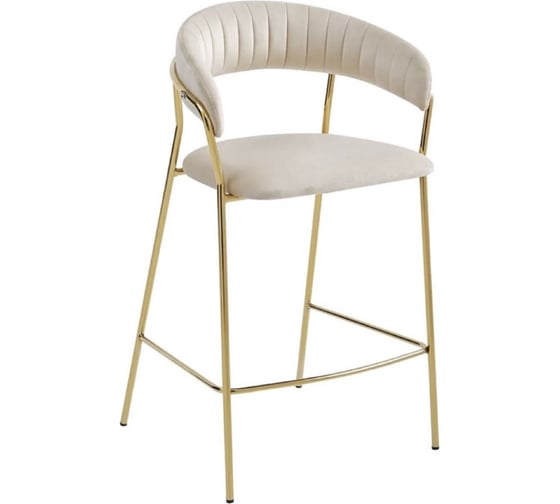 Стул барный Hesby Nexus Refuge (комплект 2 шт.) бежевый, золотой HSBI_BC114_beige_2