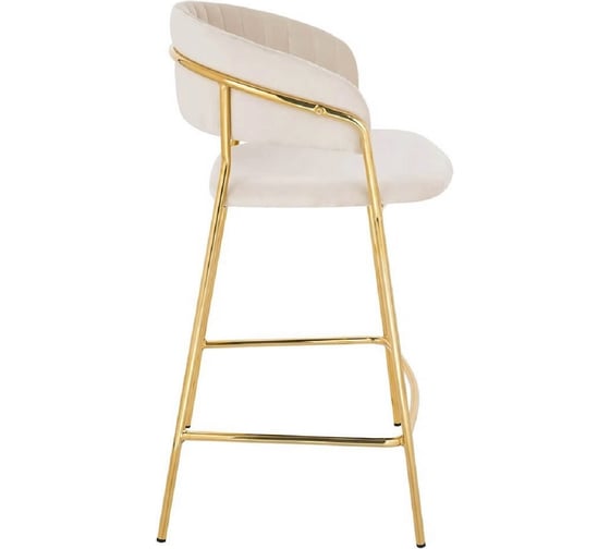 Стул барный Hesby Nexus Refuge (комплект 2 шт.) бежевый, золотой HSBI_BC114_beige_2