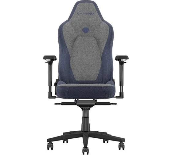 Игровое кресло Karnox Премиум DEFENDER GuardianX - PET FABRIC, синий джинс KX800219-GXPF