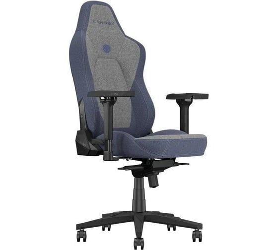Игровое кресло Karnox Премиум DEFENDER GuardianX - PET FABRIC, синий джинс KX800219-GXPF
