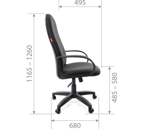 Компьютерное кресло CHAIRMAN 279 C-2 серый 00-06014727