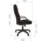 Компьютерное кресло CHAIRMAN 785 TW-11 черный + TW-12 серая N 00-07017615 3
