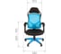 Игровое кресло CHAIRMAN game 12 черно-голубой 00-07016633 4