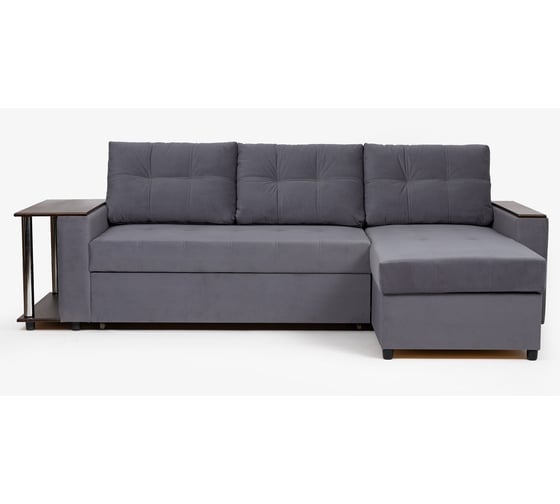 Угловой диван-кровать Divan24 Атланта люкс, серый Veluta lux 32 70310386 1