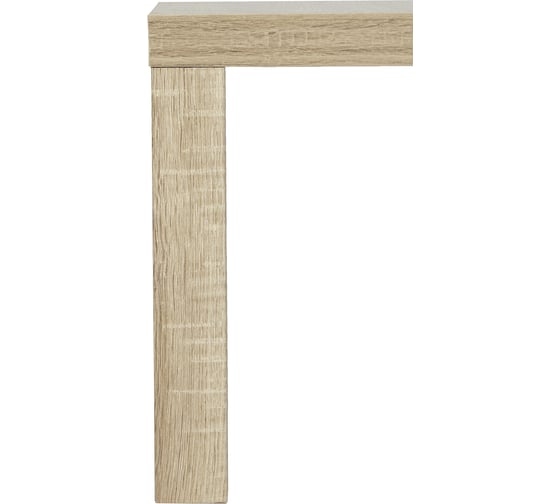 Стол журнальный квадратный деревянный Divan24 35x35 см, кофейный столик маленький, Дуб Сонома 77000283